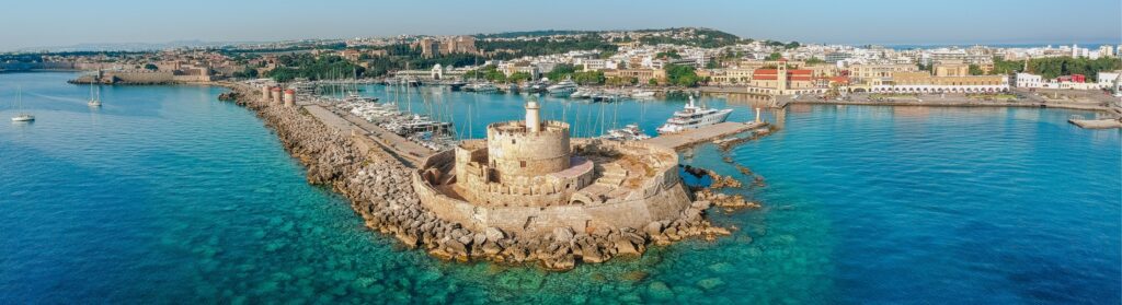 Rhodes city island, Dodecanese, Greece.