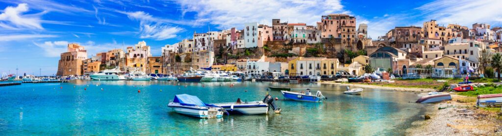 Castellammare del Golfo - beautiful coastal town in Sicily. Italy