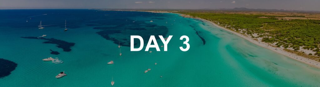 Es Trenc ses Arenes beach in Balearic Islands, Spain