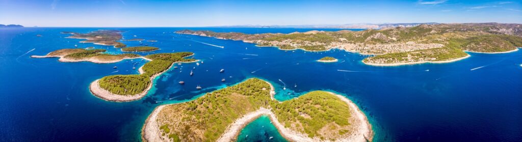 Paklinski Islands in Hvar, Croatia